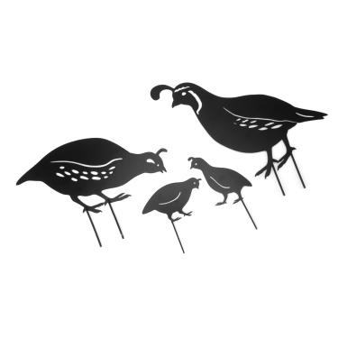 Imagem de Pssopp Estátua de Pente de Pente de Metal Artesanal Arte de Ferro Elegante Arte Ao Ar Livre Família - Ideal para o Quintal Externo