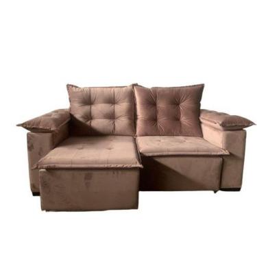 Imagem de Estofado Moscou Retrátil e Reclinável Abilio, Rosa Seco