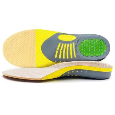 Imagem de Palmilha ortopédica fascite plantar esporão alívio de dores - SWG, Beg