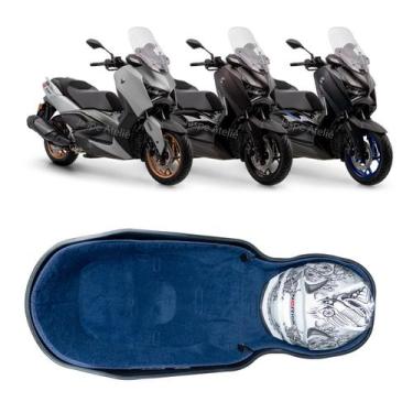 Imagem de Forração Yamaha Xmax 300 2026 Baú Acessório Scooter Azul - Jaspe Ateli