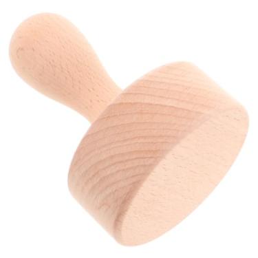 Imagem de PRETYZOOM Vara de prensa de madeira para torta de madeira para assar conchas de torta francesa, ferramenta modeladora de massa de pastelaria fácil de usar para assar em casa