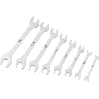 Imagem de Jogo Chave Fixa 6-22mm Aço Carbono Com 8 Peças Estojo Plásti