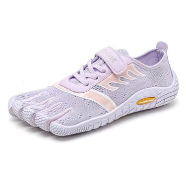 Imagem de Barefoot Magic Claw Five Finger Shoes Home Essentials multiuso e ultraportátil sapatos de, Roxa, 12.5 Women/10.5 Men