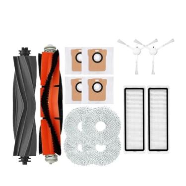 Imagem de Compatible With XM Robot Vacuum X10+ X10 Plus B101GL Spare Parts Accessories Main Side Brush Hepa Filter Dust Bag Rag Mop Stand Dust Box(14PCS)