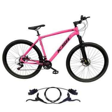Imagem de Bicicleta Feminina Aro 29 Alumínio KSW XLT 100 21v Disco Hidráulico Su
