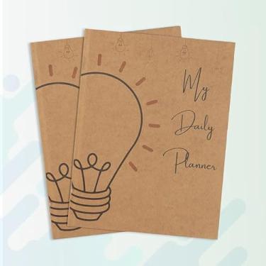 Imagem de Packmate Diary com calendário e agenda mensal (pacote com 2), papel reciclado