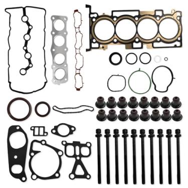 Imagem de BTSCAR Kit de junta de cabeça de cilindro completo de 2,4 L serve para Hyundai Santa Fe Sorento Sportage Sonata 2016 2017 2018 2019 2020, com conjunto de parafusos de cabeça de cilindro # ES72465