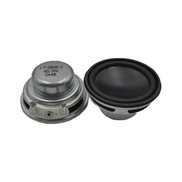Imagem de YFUSET 2 alto-falantes redondos de 33 mm de 3,3 cm, 4 Ohm, 3 W, alto-falante médio-alto para Arduino