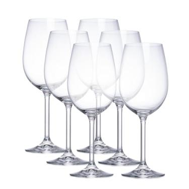 Imagem de Jogo de 6 Taças Para Vinho Branco Gastro, Bohemia, Transparente, 450ml