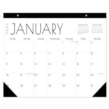 Imagem de Calendário 2026-2027 - Calendário de mesa de novembro de 2025 a junho de 2027, 2026-2027 calendário de mesa com marcação de feriado, papel premium para organização, 56 cm x 38 cm, palavra grande preta