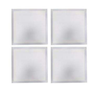 Imagem de 4 Painel Plafon Luminária LED 40x40 Sobrepor 40W Bivolt 6500K Cor da L