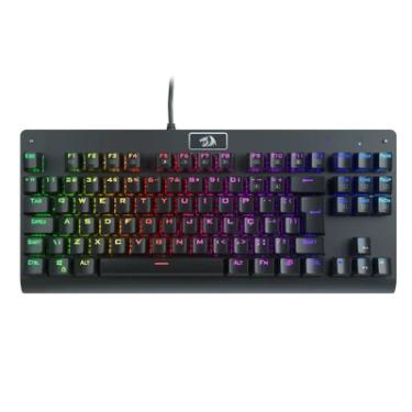 Imagem de Teclado Mecânico Gamer Redragon, Dark Avenger, RGB, Switch Blue, com fio - K568-2