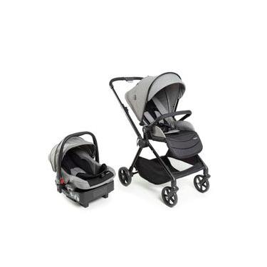 Imagem de Carrinho com Bebê Conforto Travel System Magnific Trio Grey Denin - Safety 1st