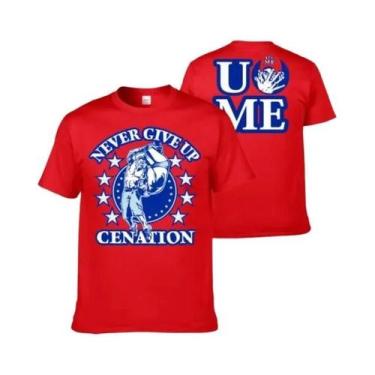 Imagem de Camiseta Estampada Unissex WWE John Cena Moda Verão Cena Do Dia Do Vit