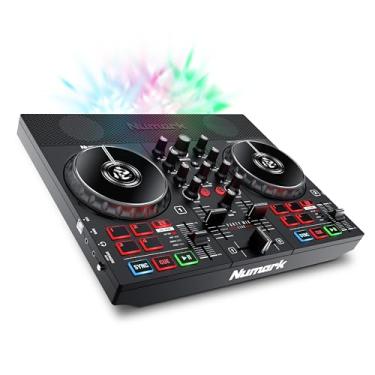 Imagem de Numark Party Mix Live – Controlador de DJ com alto-falantes embutidos, luzes de festa e mixer DJ, conjunto completo de DJ com mixer e interface de áudio + Serato DJ Lite