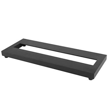 Imagem de Cryfokt Placa de Pedal de Guitarra de Liga de Alumínio Extra Grande, Acessório de Pedaleira Fácil de Usar Com Bolsa (OP 1)