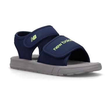 Imagem de New Balance Tênis de corrida infantil unissex 750 V2, Nb Azul-marinho/B.lime Glo, 15