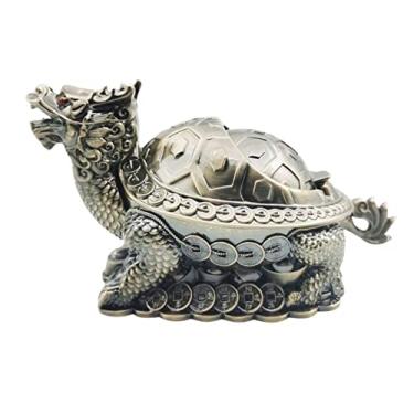 Imagem de Cinzeiro doméstico cinzeiro de metal decoração de mesa personalidade retrô com capa decoração cinzeiro anti mosca cinzeiros cinzeiros