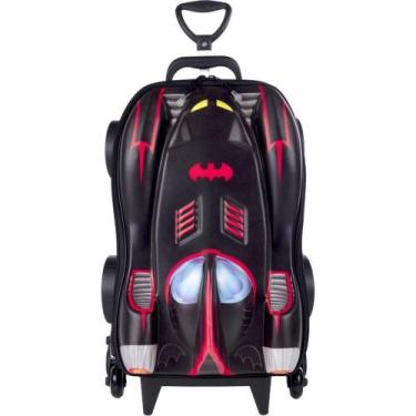 Imagem de Malinha Infantil Batman 3D Com Rodinhas Preta - Max Toy