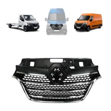 Imagem de GRADE DIANTEIRA DO RADIADOR MASTER 2022 A 2025 COM CROMADO SEM EMBLEMA