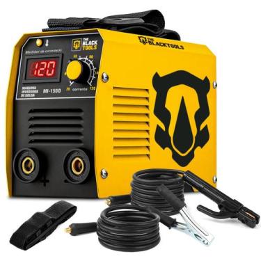 Imagem de Máquina Inversora De Solda Portatil Mma Eletrodo Mi150d 120a The Black