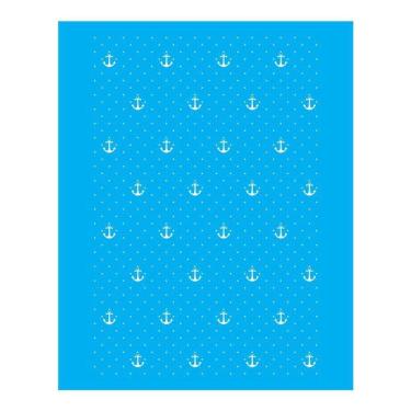 Imagem de Stencil Tamako Estampa Âncora - 20X25Cm - Ref B754