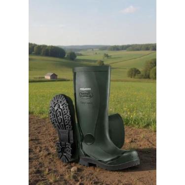 Imagem de Bota de PVC Calfor PROAGRO cano longo com forro sem amarra CA 48.442, 