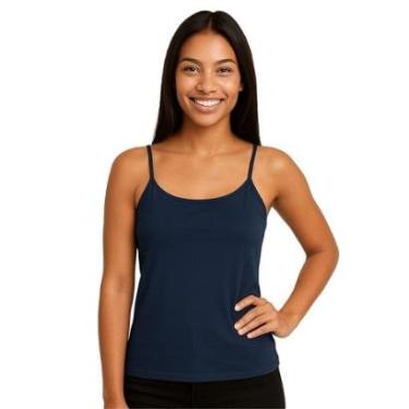 Imagem de Blusa Regata Feminina de Alcinha Lisa-Feminino