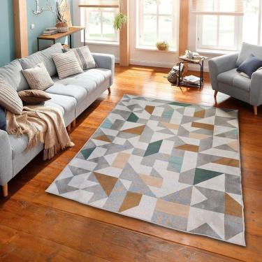 Imagem de Tapete Sala Nobre 2,00x2,50 Antider. Domani Zicornia Taupe