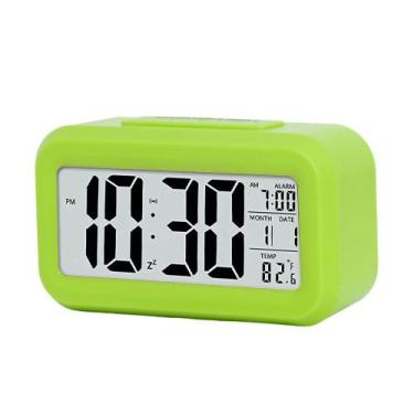 Imagem de Relógio Despertador Digital Alarme Calendário Cor Verde - Quality Hous