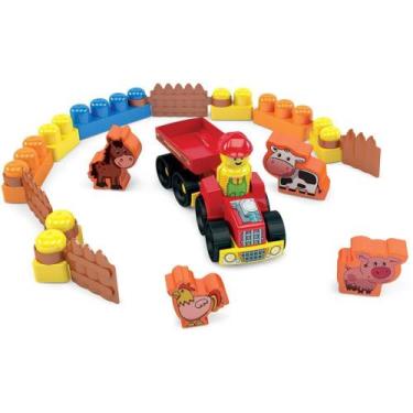 Imagem de Brinquedo Educativo BOX Fazendinha 20PECAS - Dismat