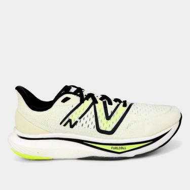 Imagem de Tênis New Balance Fuelcell Rebel V3 Masculino, Verde claro, Preto, 39