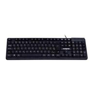 Imagem de Teclado Maxpritn TE 2001, Perfil Baixo, USB 2.0, Teclas Flutuantes, AB