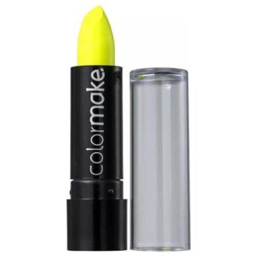 Imagem de Batom colormake maquiagem artistica 3.5g fluorescente neon, Amarelo