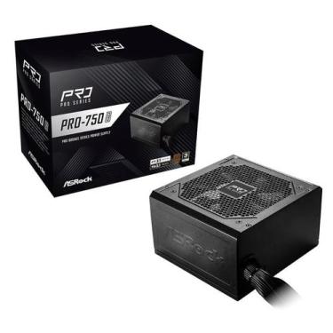 Imagem de Fonte ASROCK PRO 750W 80 PLUS Bronze ATX 3.1 - PRO-750B