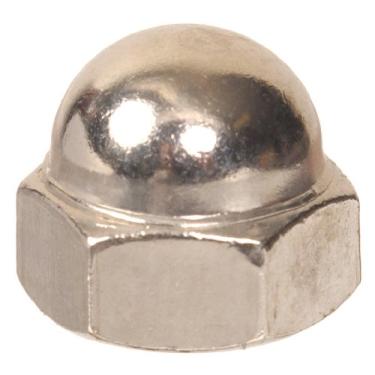 Imagem de The Hillman Group The Hillman Group 857 Acorn Nut Nickel Finish 6-32 pol. Pacote com 14