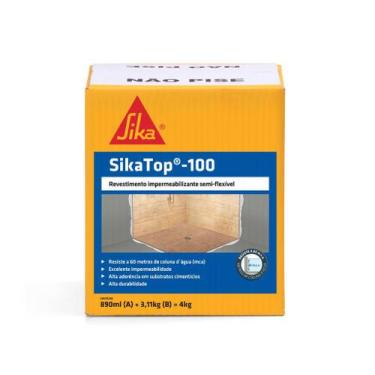 Imagem de Sikatop 100 4Kg Revestimento Impermeabilizante Sika - Sika Sa