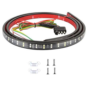 Imagem de AUTUNEER 60 polegadas 2 fileiras de caminhão LED porta traseira faixa de luz 180 LEDs vermelho/branco à prova d'água corrida freio reverso seta seta para pickup SUV RV reboque Dodge Ram Toyota Chevy, iluminação traseira
