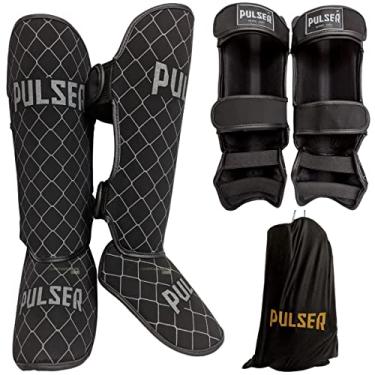 Imagem de Caneleira Muaythai Protetor Canela Pulser Thunder Fight 20 MM Profissional Original