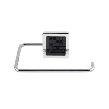 Imagem de PORTA-PAPEL PRETO OBI