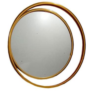 Imagem de Espelho 50cm Decore Harmonize Ouro 813 De Vision