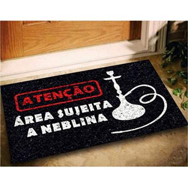 Imagem de Tapete Capacho Entrada Narguile 60x40 Area Sujeita A Neblina