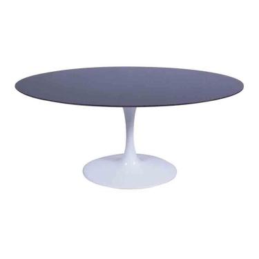 Imagem de Mesa Saarinen Oval São Gabriel 120x80cm - Base Branca
