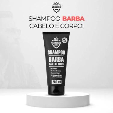 Imagem de Shampoo 3 Em 1 - Barba, Cabelo E Corpo 200 Ml. Valorize-Se Men - Qtb C