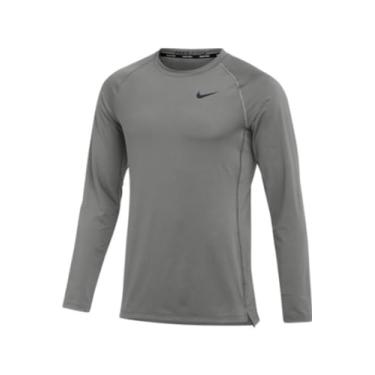 Imagem de Nike Camiseta masculina de treino de manga comprida Pro Slim, Cinza, M