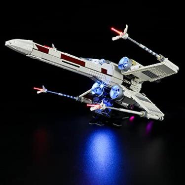 Imagem de GEAMENT LED Light Kit Compatible with Lego X-Wing Starfighter - for 75355 Model Set (Model Set Not Included)
