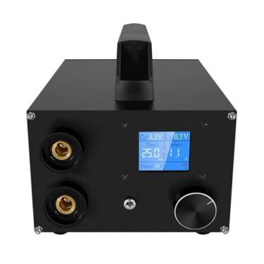 Imagem de HYZHANHONG 5V/ 2100A capacitivo LCD digital display máquina de solda por pontos portátil de alta potência portátil de armazenamento de energia máquina de solda por pontos de pulso duplo