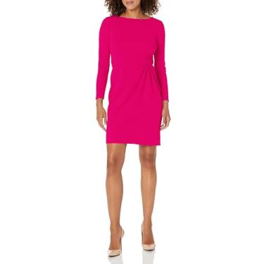 Imagem de Donna Morgan Vestido feminino com detalhe torcido na cintura lateral, trabalho, escritório, carreira, evento, festa, convidada, Cabaret, 36