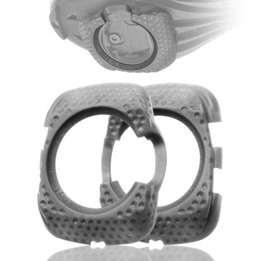 Imagem de 2 peças OEM Cleat Pedal capa de liberação rápida antiderrapante bicicleta ação chuteiras capa de proteção para Wahoo Speedplay Zero Aero Nano COMP (cinza)