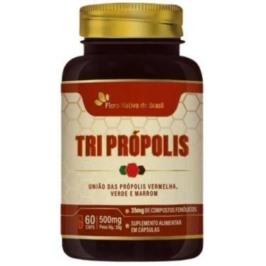 Imagem de KIT 2 Tri Propolis Vermelha, Verde e Marrom 60caps Flora Nativa